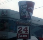 Kentucky Fried Chicken restaurant in Malang