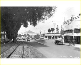 Tram track in Celakat, Malang