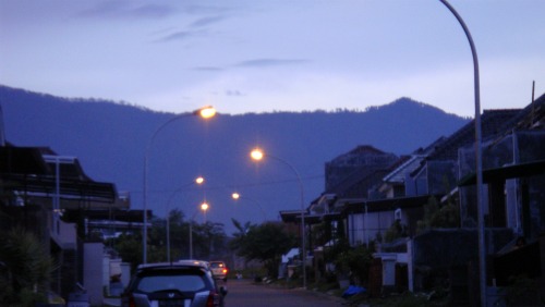 Evening in Villa Puncak Tidar, Malang