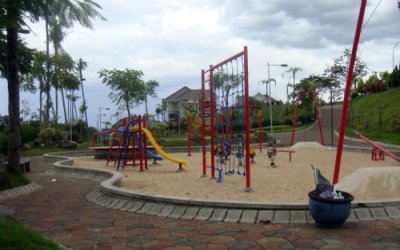 Play ground in Villa Puncak Tidar, Malang