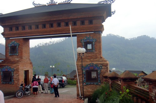 Gate to VVIP villa in Jambuluwuk Batu