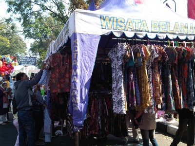 Batik clothes at Sunday Market Malang