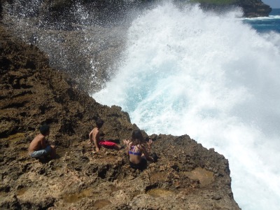 beautiful big wave at Segoro Anakan