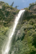 Coban Rondo waterfall in Batu