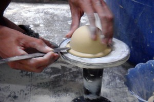 Finishing the formed ceramic