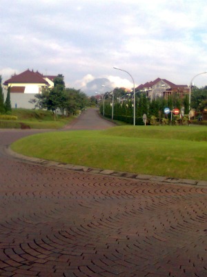 Rotonde in Villa Puncak Tidar