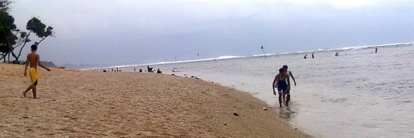 Sandy Balekambang beach, Malang