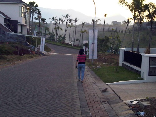 A street in City view, Villa Puncak Tidar, Malang