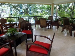 Tea corner at Hotel Tugu Malang