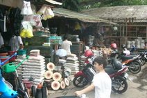 Anugerah at flower market Malang
