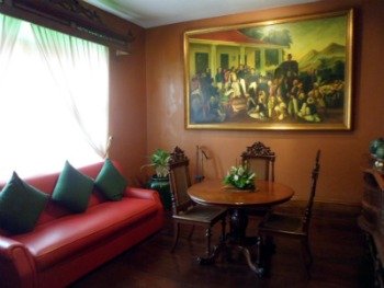 Sitting room of Raden Saleh room Hotel Tugu Malang